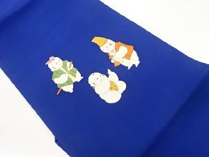 塩瀬手描き童子模様名古屋帯